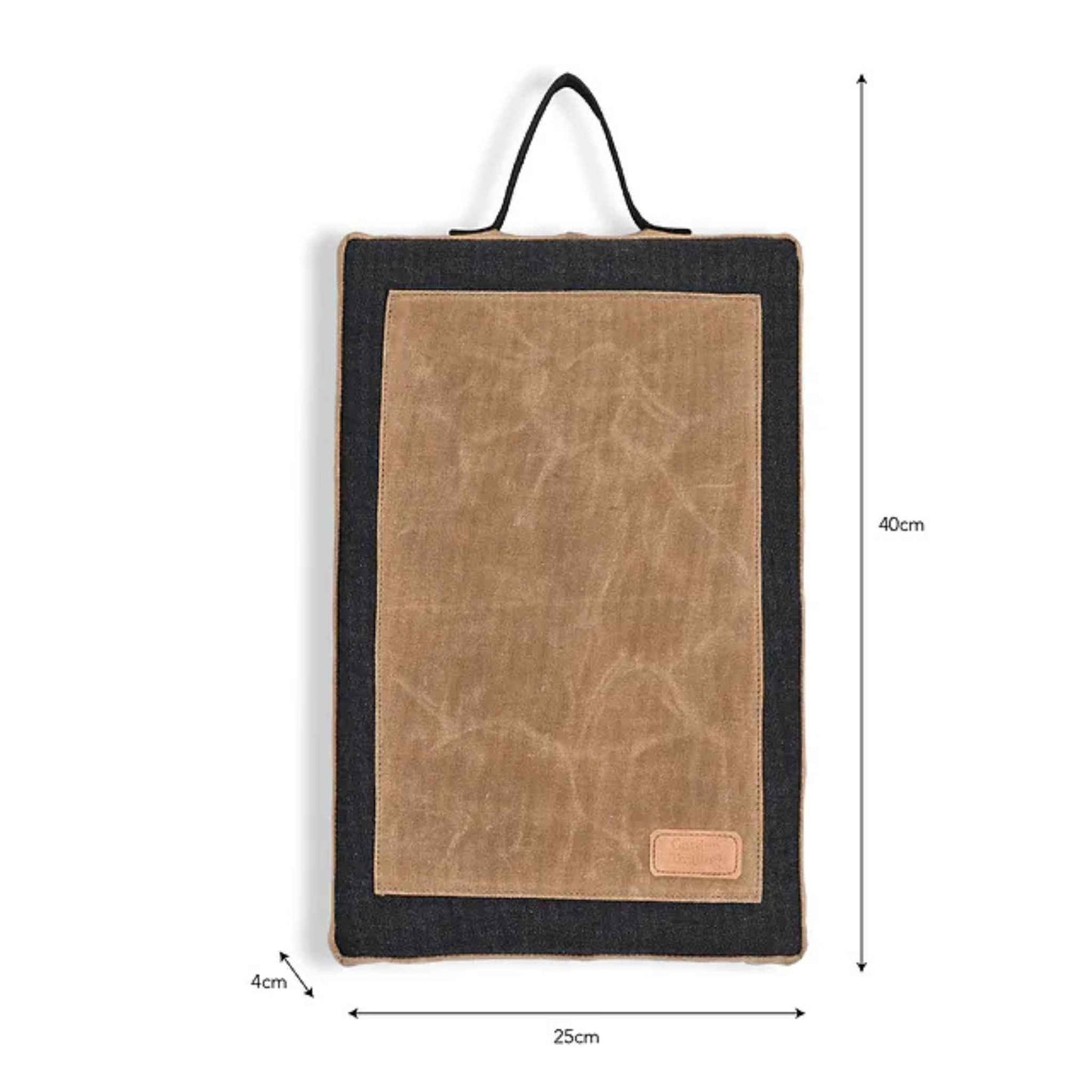 Garden Trading Charcoal Canvas Garden Kneeler Dimensions