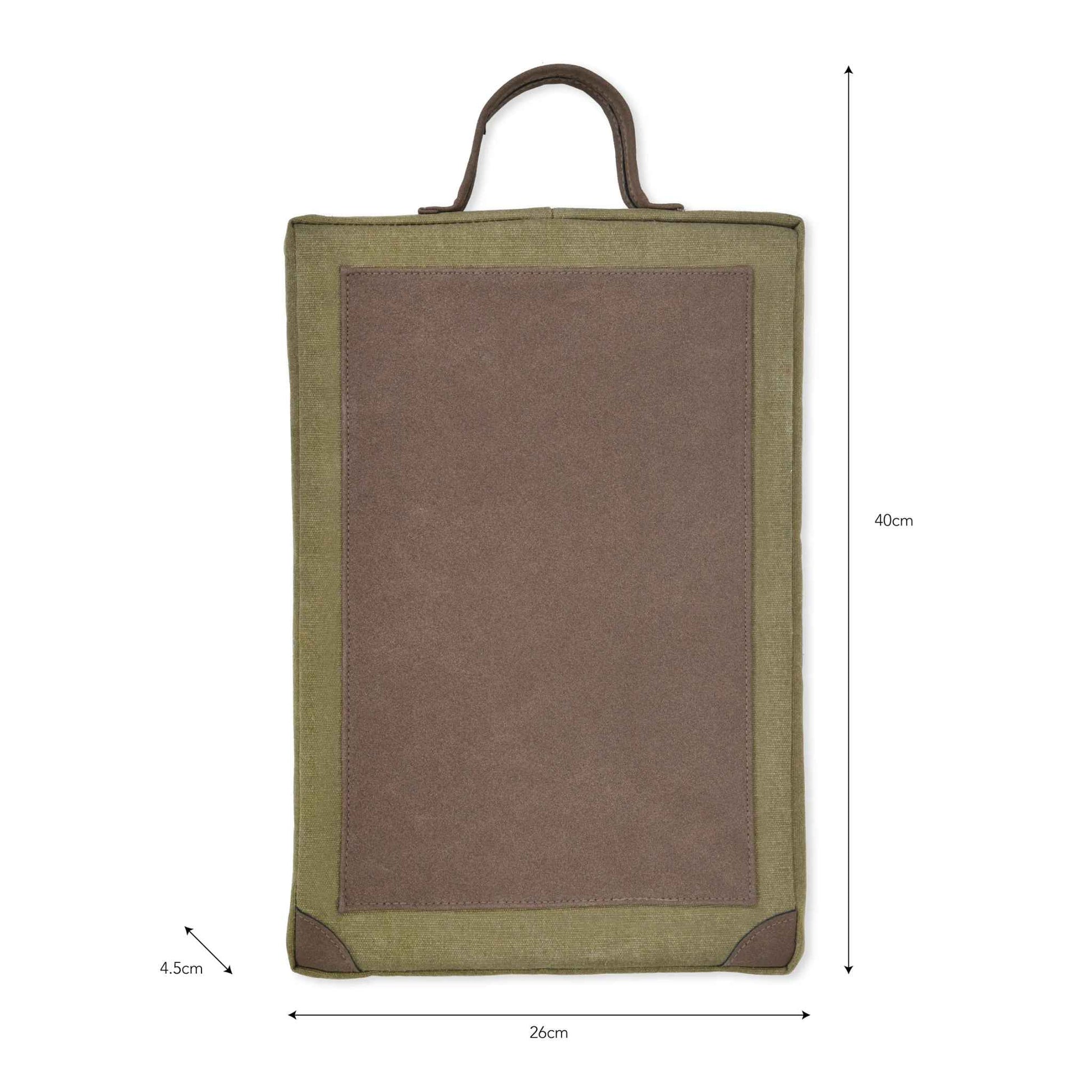 Garden Trading Green Canvas Garden Kneeler Dimensions
