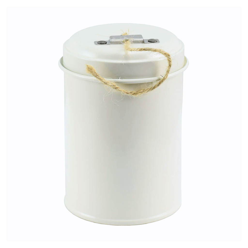 Ryset Twine in a Tin Antique White