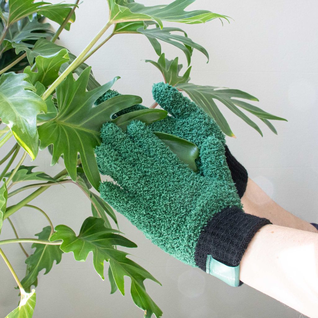 Microfiber Leaf Cleaning Gloves for Plants