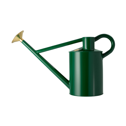 Haws 'Bearwood Brook' 9L Quality Metal Outdoor Watering Can, Green