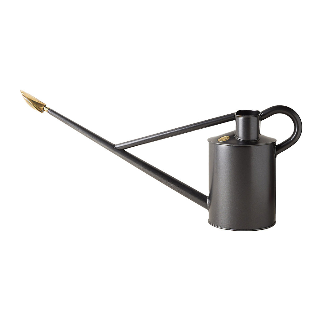 Haws 'Warley Fall' 9L Metal Outdoor Watering Can, Graphite