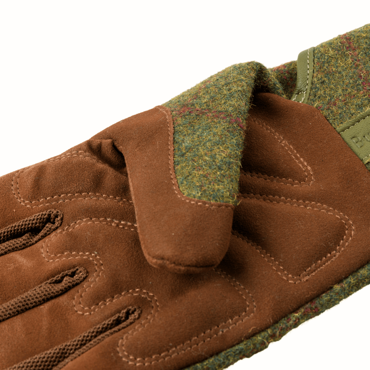 Padded Palm on Men's Tweed Gardening Gloves