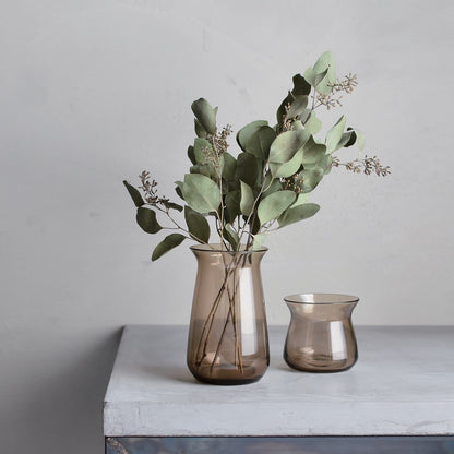 Kinto Luna Propagation Vases Brown