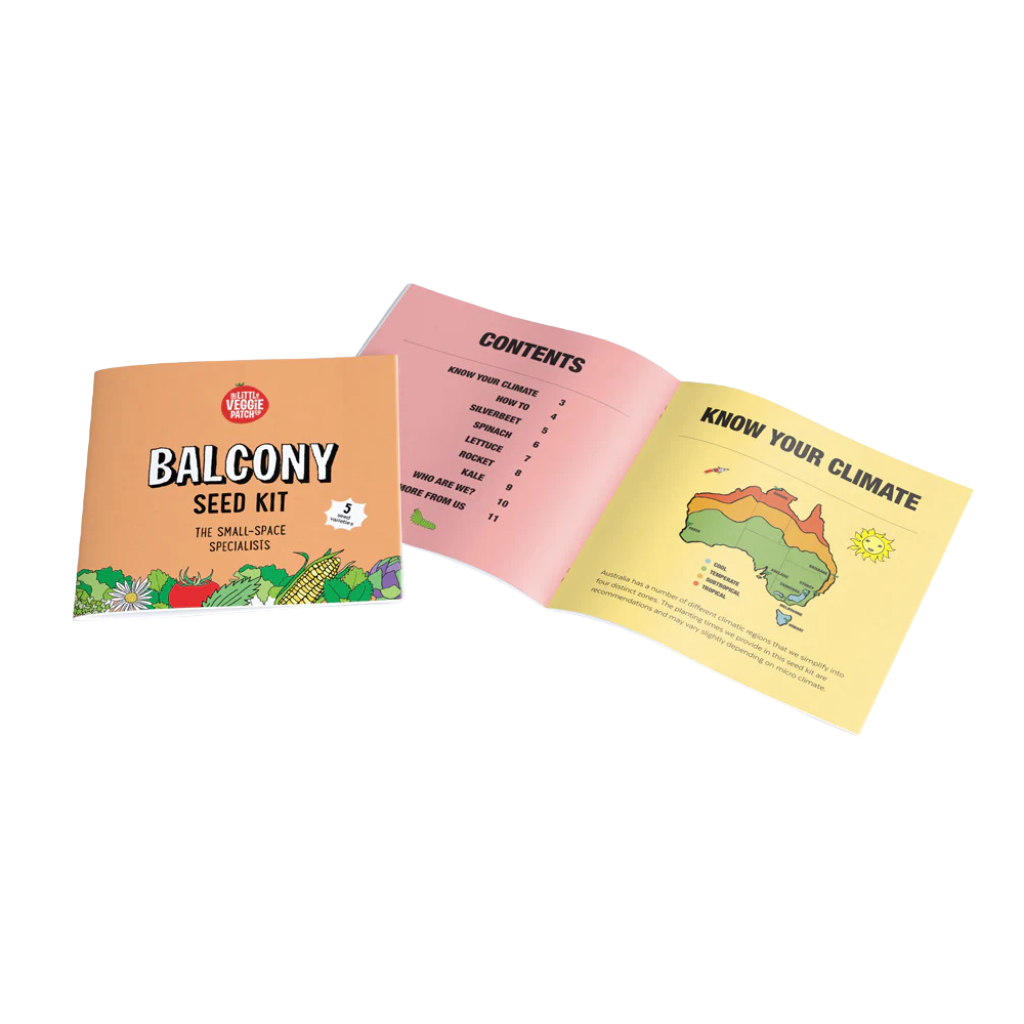Little Veggie Patch Co. Balcony Seed Kit Guide