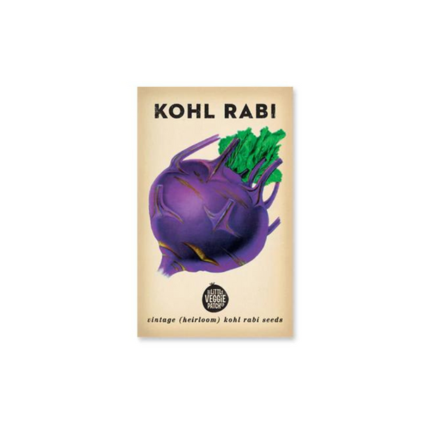 Kohl Rabi 'Purple' Heirloom Seeds - Little Veggie Patch Co – Backyard ...