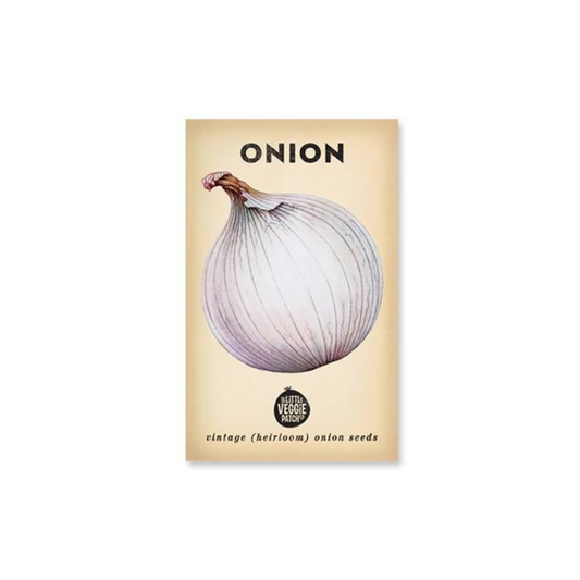 Little Veggie Patch Co. Onion 'Gladalan White' Heirloom Seeds