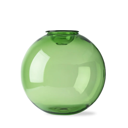 Large Bulb Propagation Vase, Green