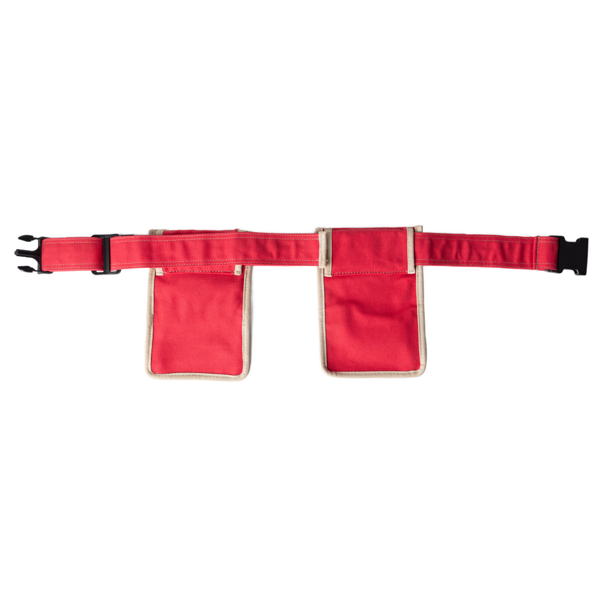 Le Sac Garden Tool Belt in Red Extended