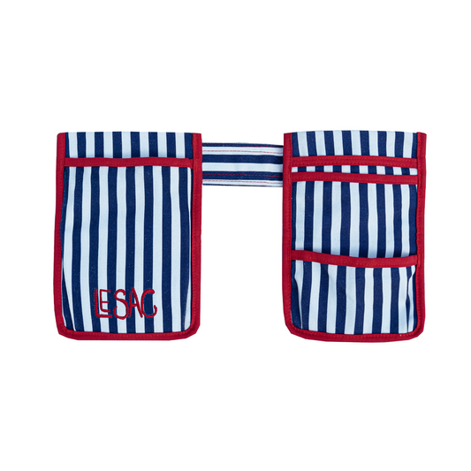 Le Sac Garden Tool Belt, Navy Stripe