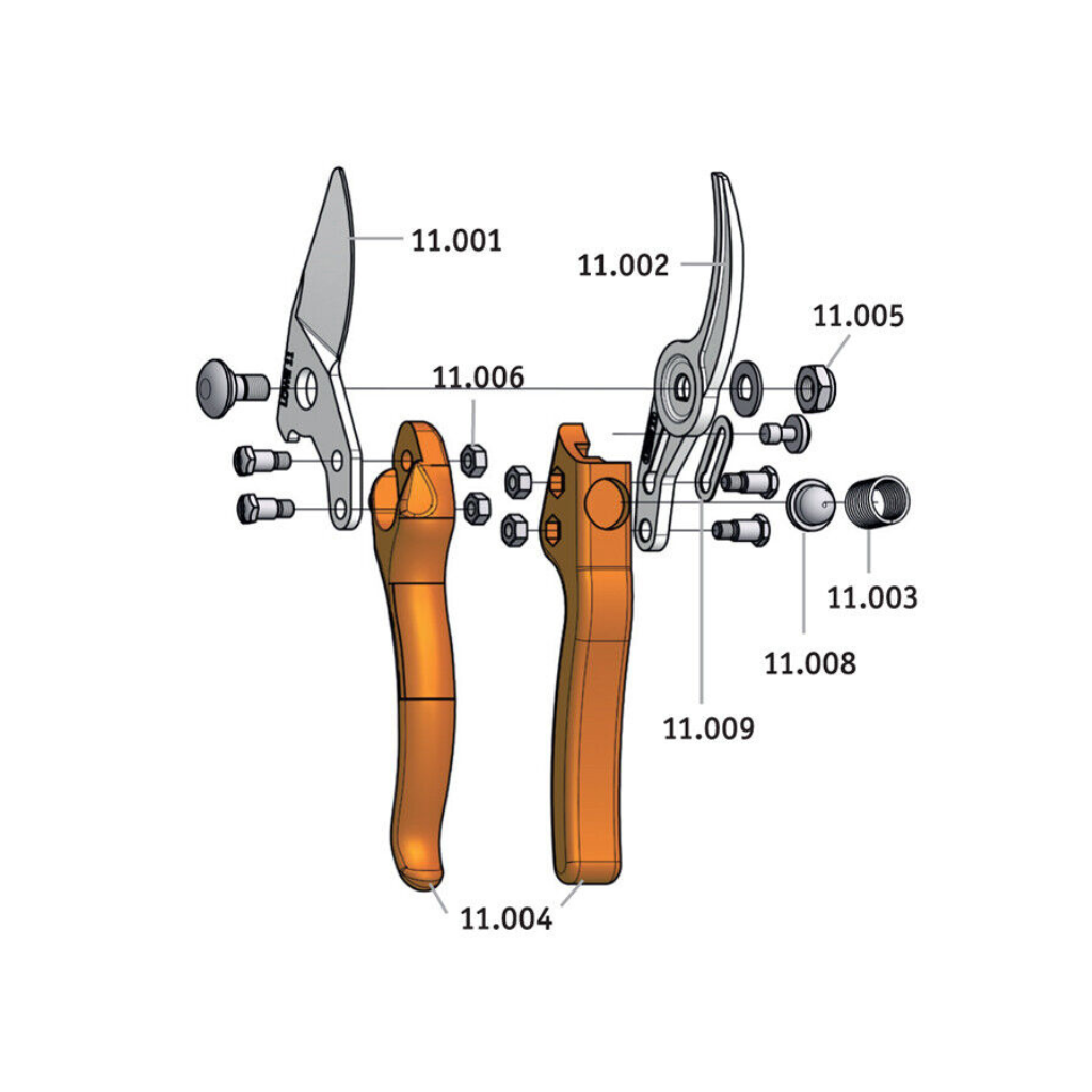 Spare Parts for LÖWE No11 (11.104) Precision Bypass Pruning Secateurs