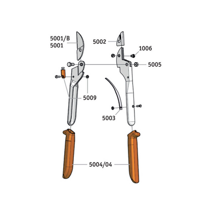 Spare Parts for LÖWE 5 (5.104) Compact Anvil Pruner