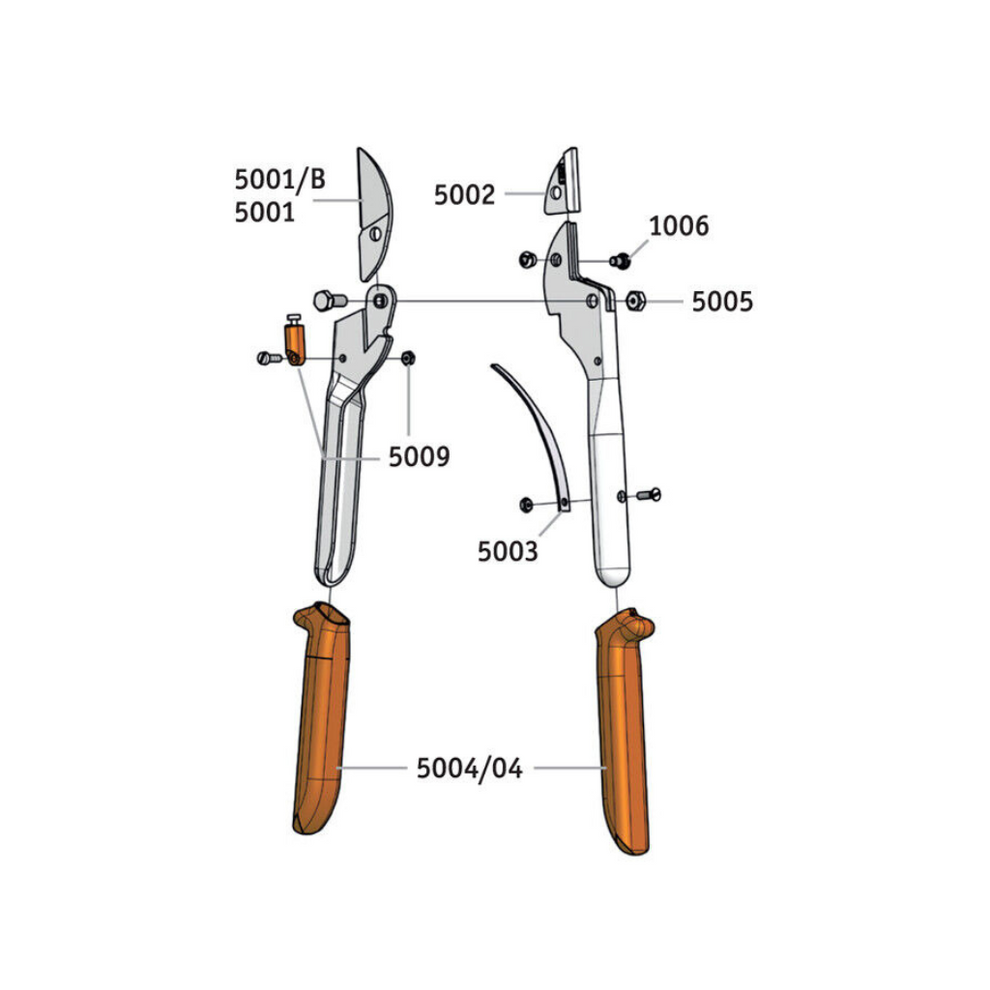 Spare Parts for LÖWE 5 Compact Anvil Pruner - Made in Germany ...