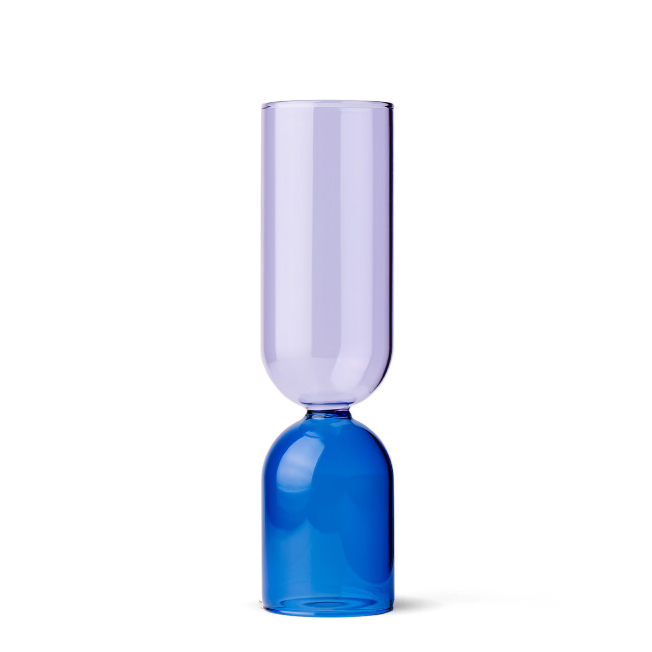 Studio Milligram Double Bubble Vase, Lilac & Cobalt