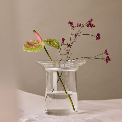 Studio Milligram Medium Ikebana Vase with Japanese Flower Arrangement
