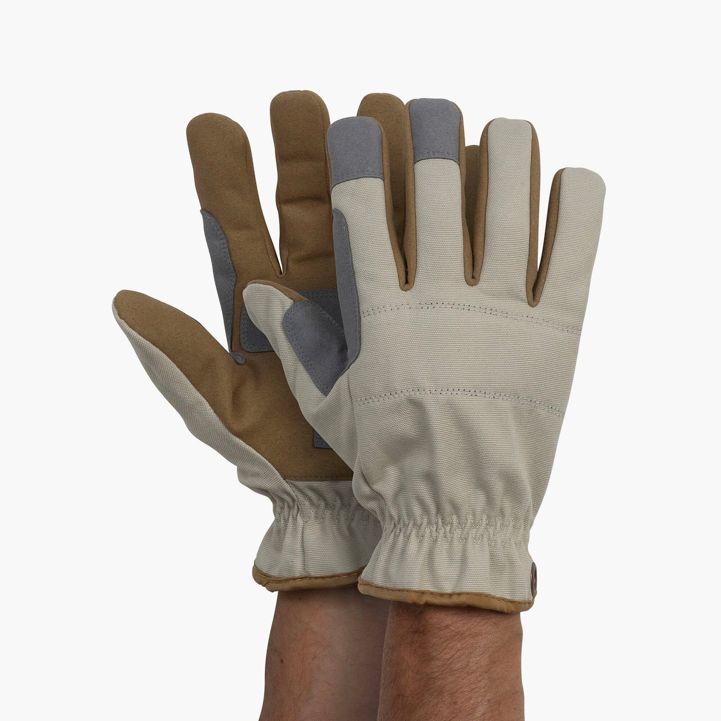 Man Wearing Barebones Leepa Gardening Gloves