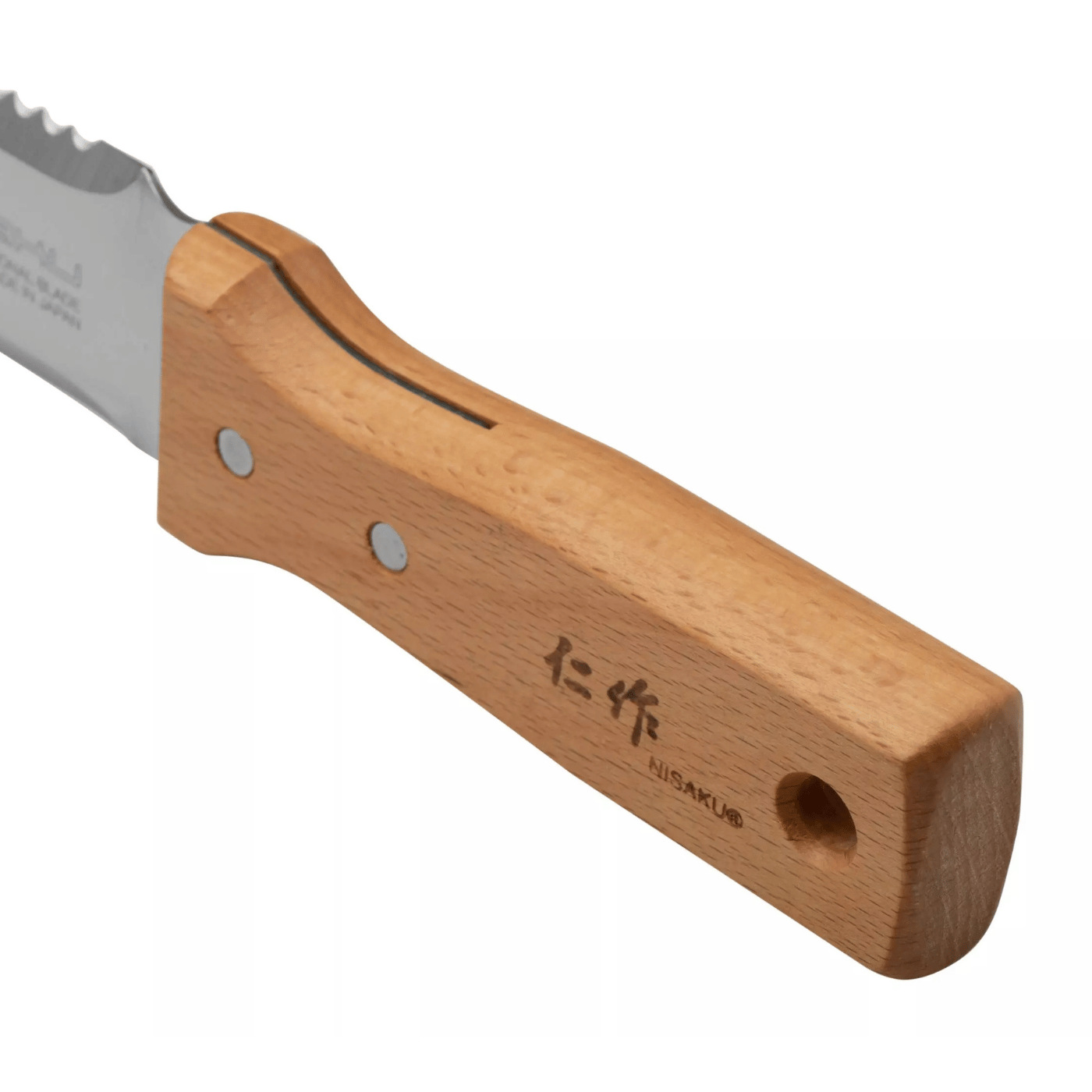 Nisaku Yamakodachi Hori Hori with Wooden Handle