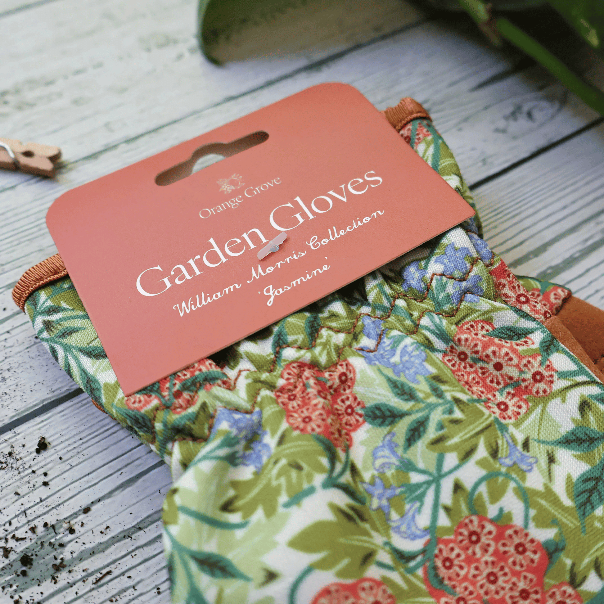 Orange Grove Garden Gloves Header Card
