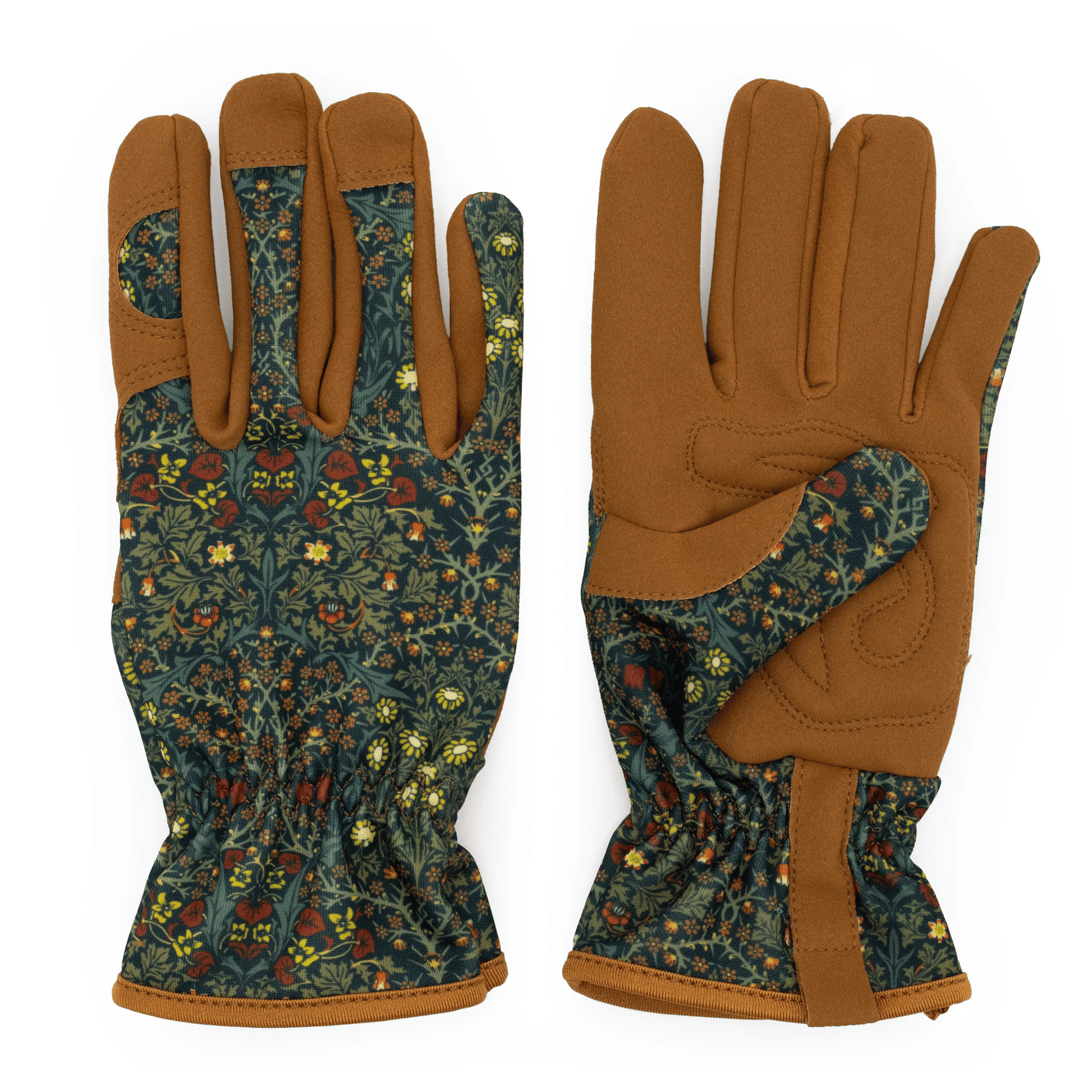 Orange Grove William Morris Blackthorn Gloves Palm and Back