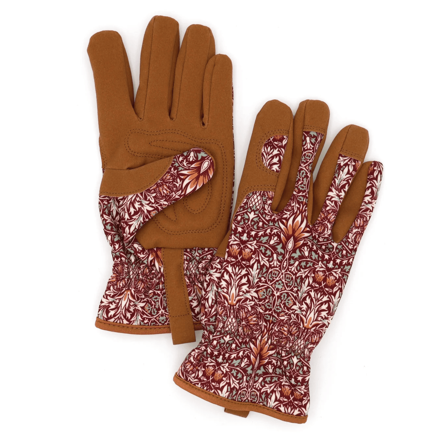 Orange Grove Women's Gardening Gloves, William Morris Snakeshead