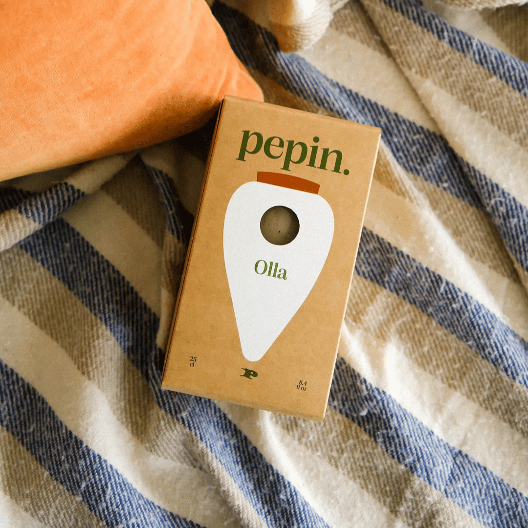 Pepin Olla White Speckled Box