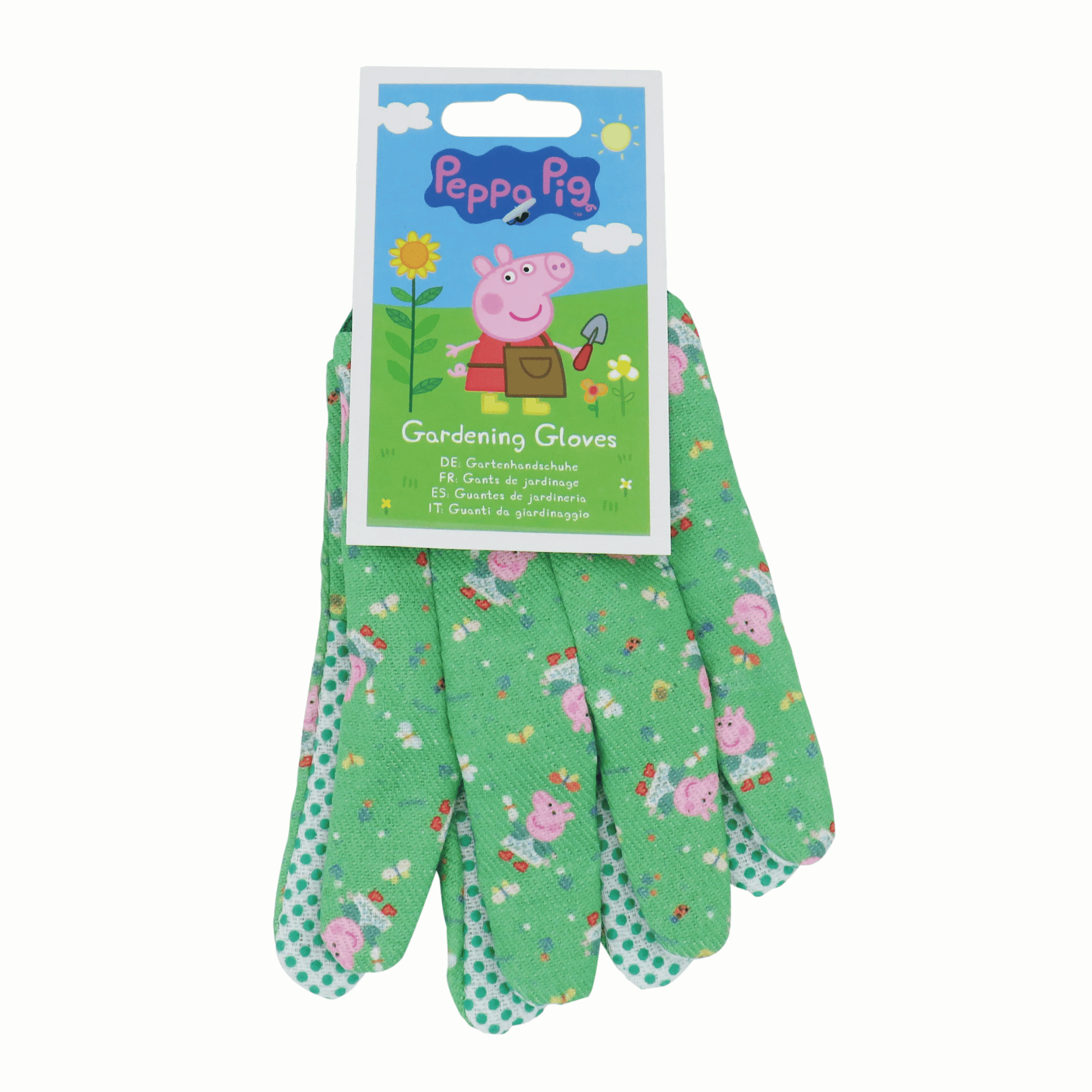 Peppa Pig Kids Gardening Gloves Packaging
