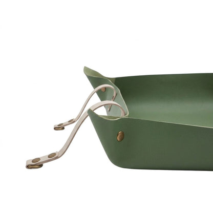 Potted Jade Large Indoor Potting Mat with Brass Corners