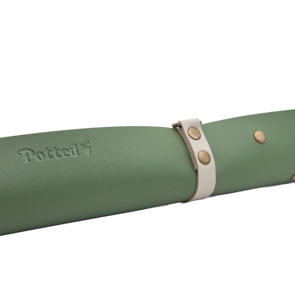 Potted Large Indoor Potting Mat Rolled, Jade