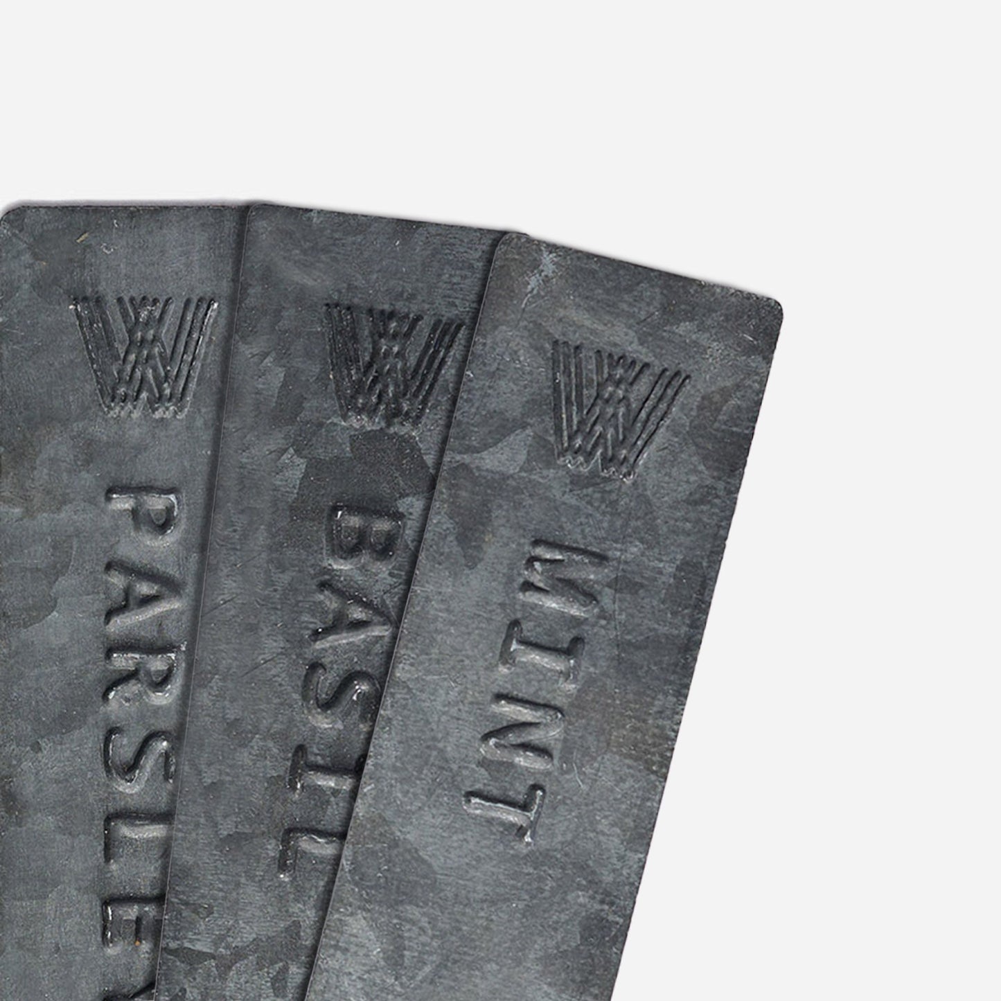 Pressed Tin Herb Labels