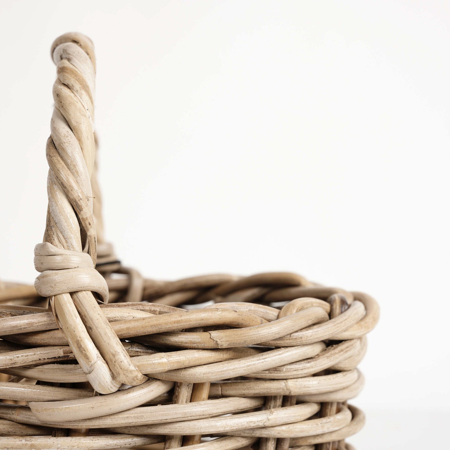 Small Basket Wicker Handle