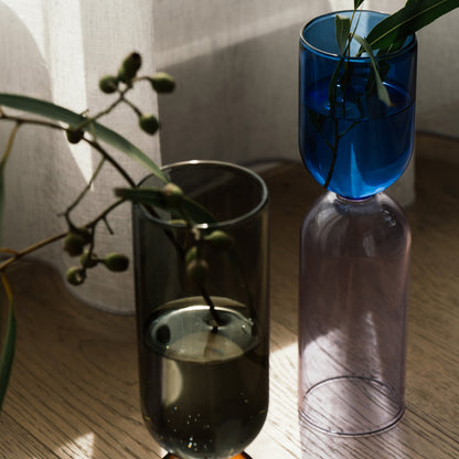 Studio Milligram Double Bubble Vases with Cuttings