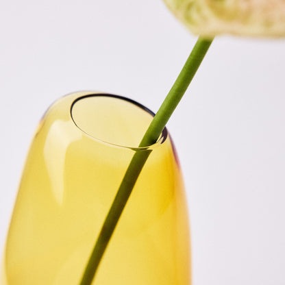 Studio Milligram Large Yellow Casper Vase Opening