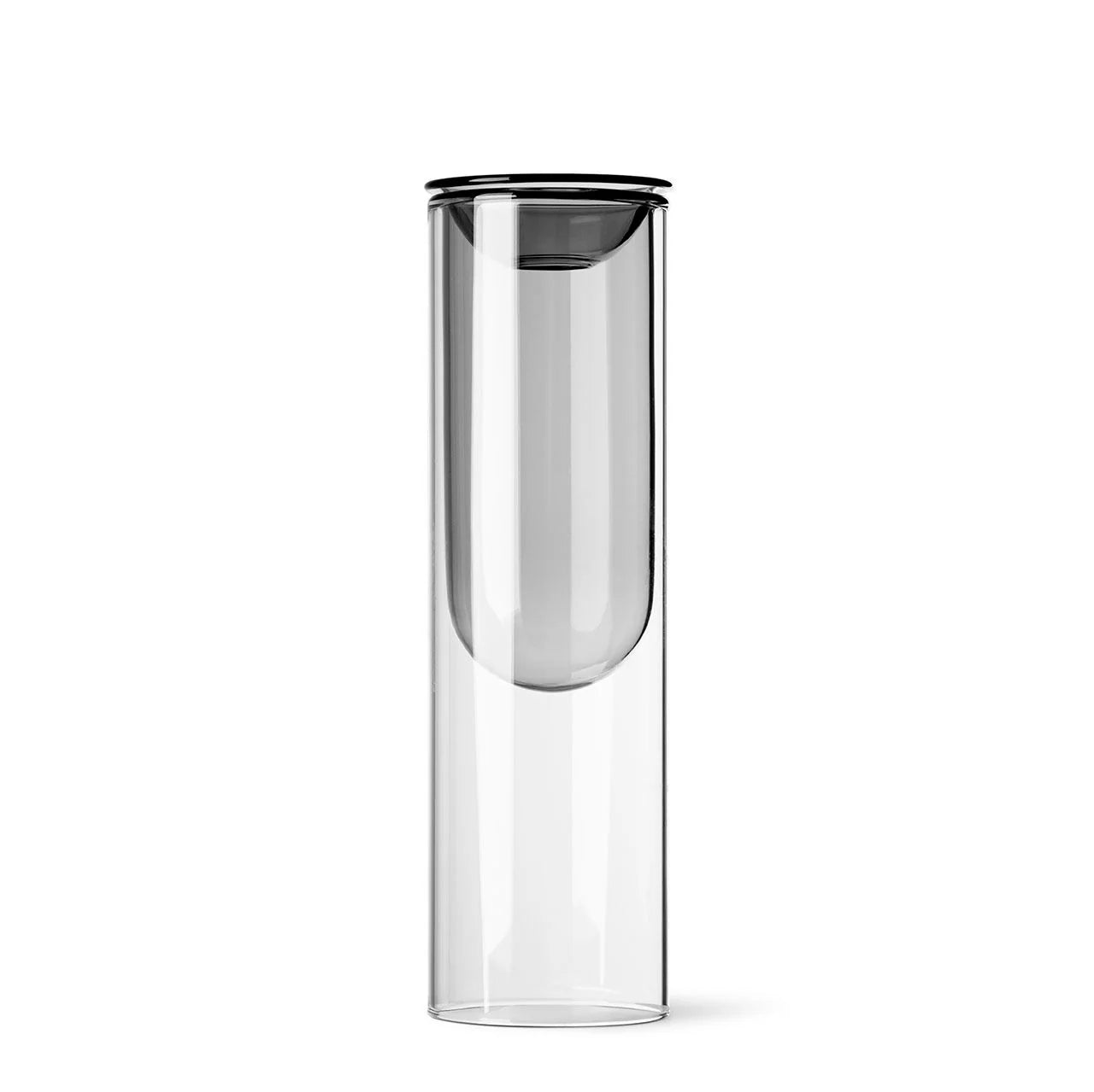 Studio Milligram Smoke Glass Propagation Vase