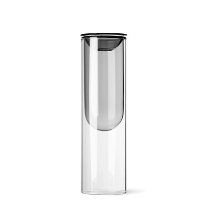 Studio Milligram Smoke Glass Propagation Vase