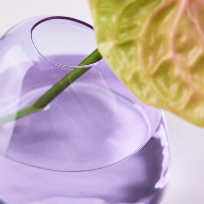 Studio Milligram Small Lilac Casper Vase Opening