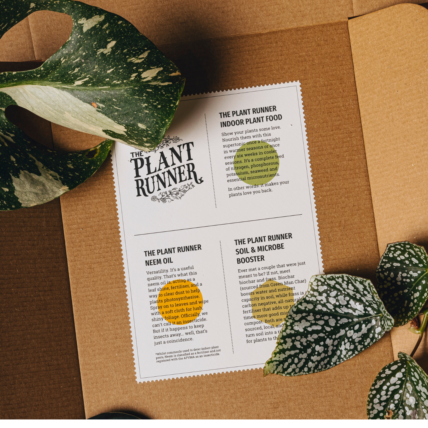 The Plant Runner Plant Care Booster Kit Details