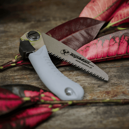 TopMan Japan Pocket Pruning Saw with Grey Handle