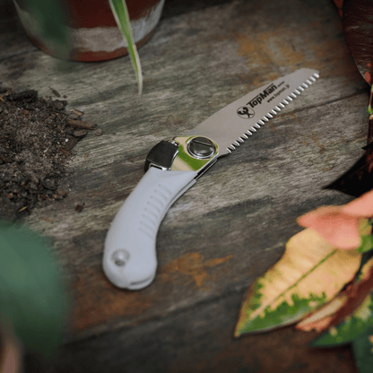 TopMan Japanese Branch Pruning Saw on Potting Bench