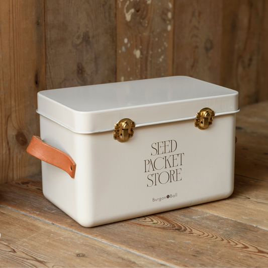 Burgon & Ball Seed Packet Storage Tin, Mushroom