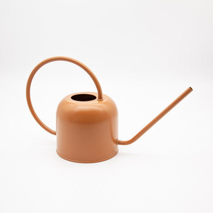 Potted 'Como' 1.7L Steel Indoor Watering Can in Cinnamon Finish