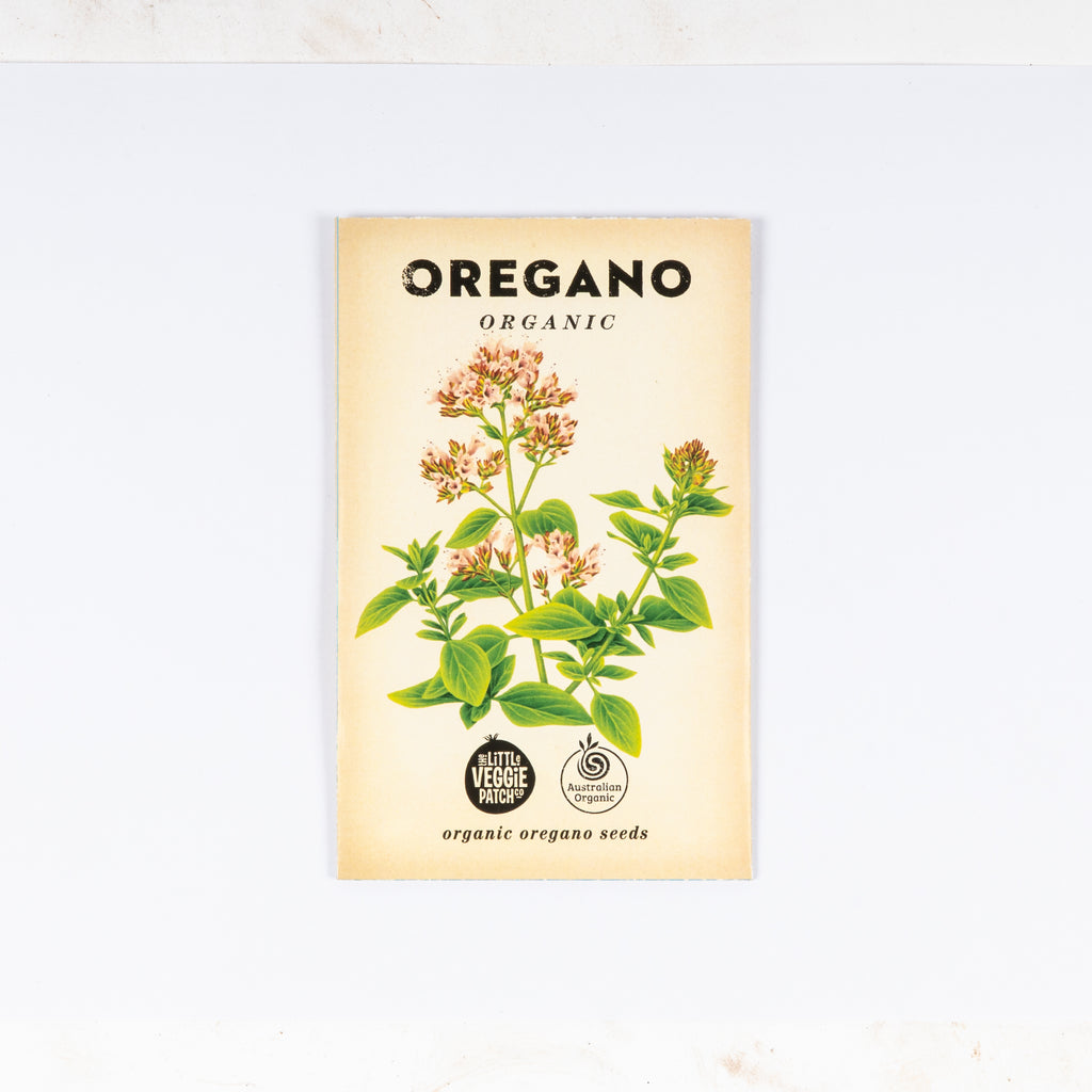 Grow your own oregano with these certified Australian Organic oregano seeds.