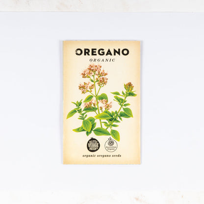 Grow your own oregano with these certified Australian Organic oregano seeds.