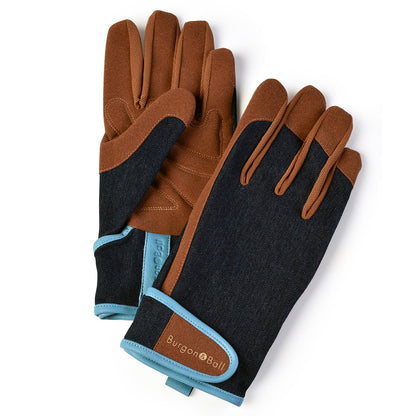 Burgon & Ball 'Dig the Glove' Men's Gardening Gloves, Denim