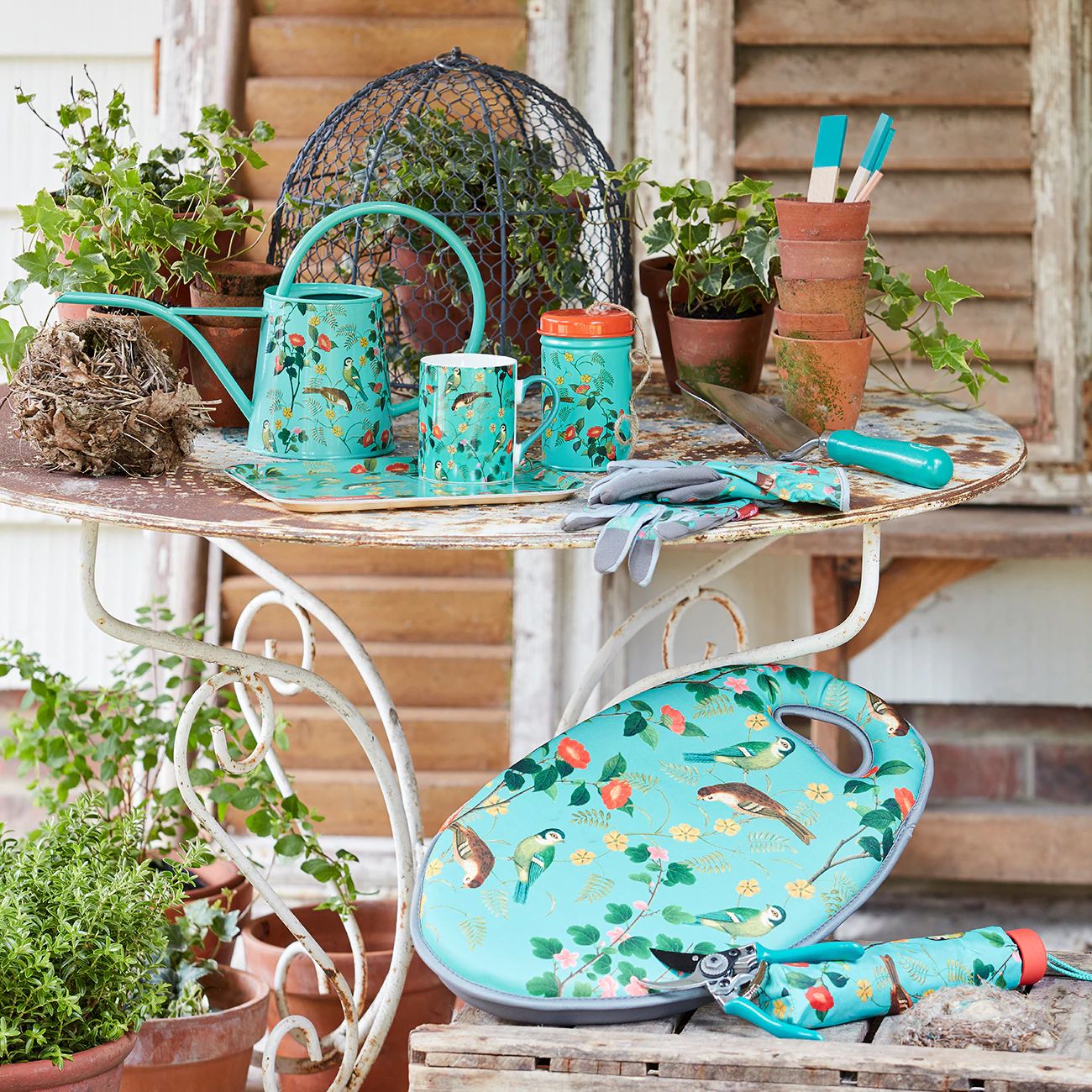 This collection of gorgeous gardening gifts is a collaboration with the Royal Horticultural Society and features Chinese watercolours and hand coloured engravings of dainty songbirds and delicate foliage, dating from 1819-1912.