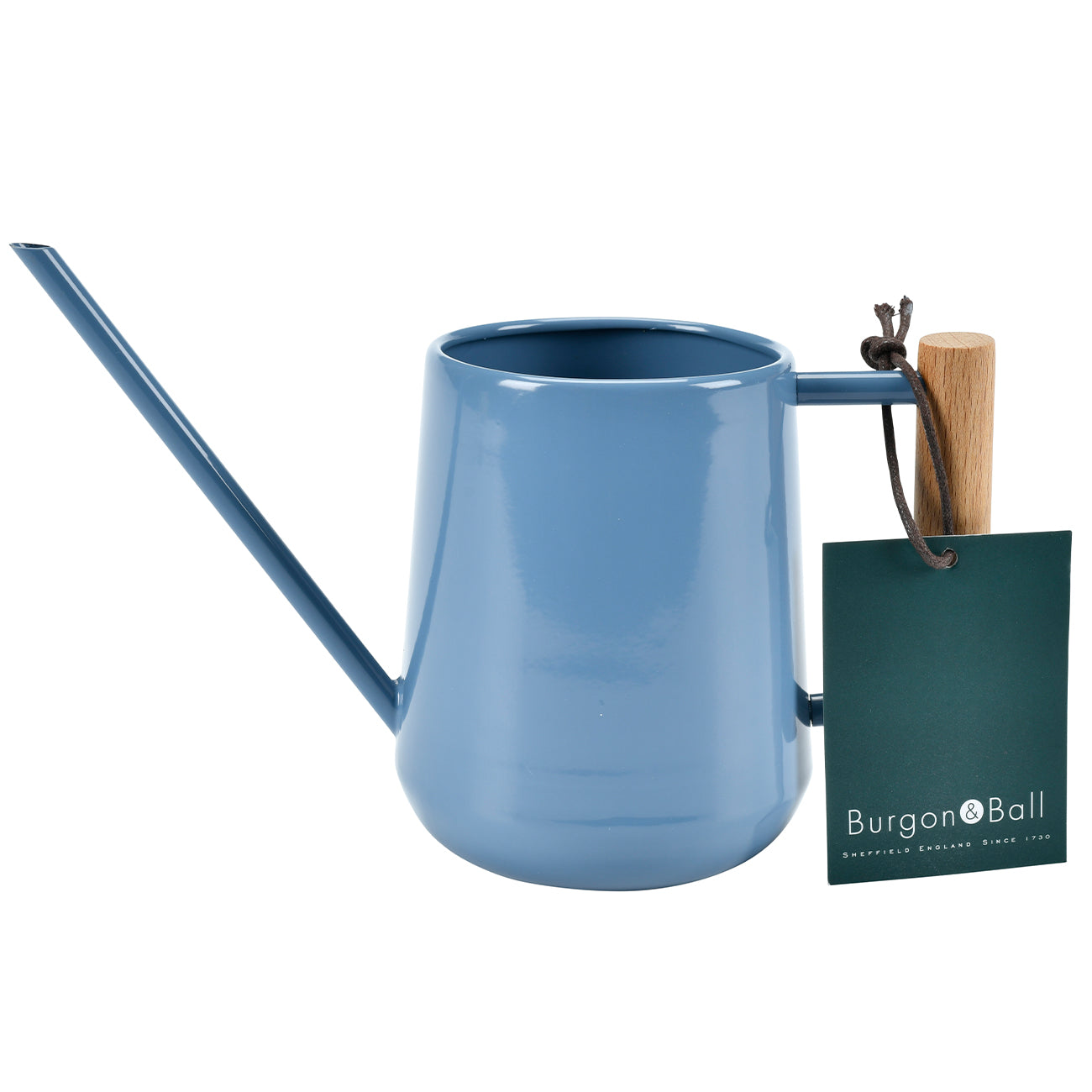 Burgon & Ball Small Indoor Watering Can in Heritage Blue