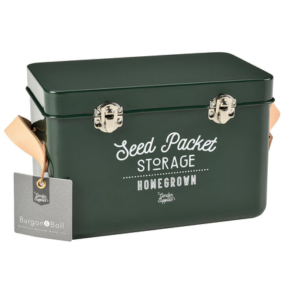 Burgon & Ball Seed Packet Storage Tin, Frog