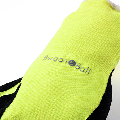 Burgon & Ball Logo on FloraBrite® Yellow Gardening Gloves