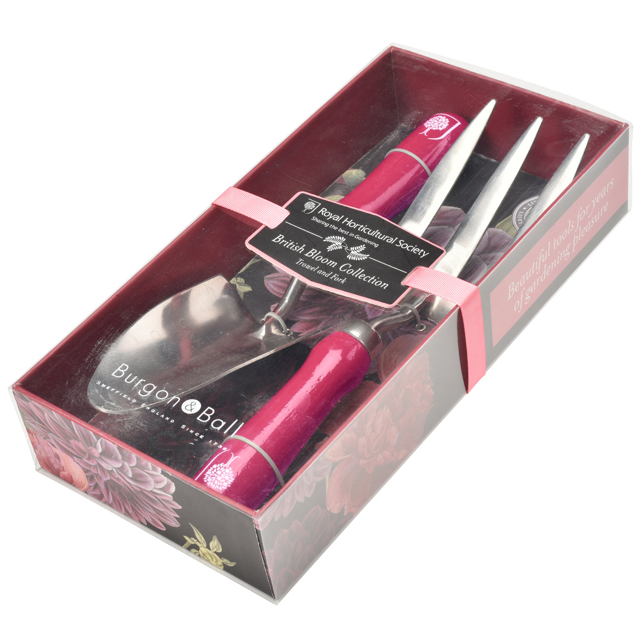 RHS British Bloom Gift Boxed Trowel & Fork Set