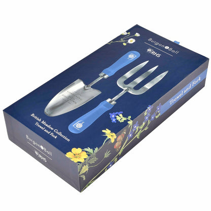 You can be certain of the quality of these tools; both trowel and fork carry our lifetime guarantee. The pretty box is plastic-free and fully recyclable, using engineered cardboard to hold the tools securely in place.