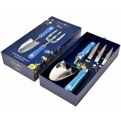 You can be certain of the quality of these tools; both trowel and fork carry our lifetime guarantee. The pretty box is plastic-free and fully recyclable, using engineered cardboard to hold the tools securely in place.